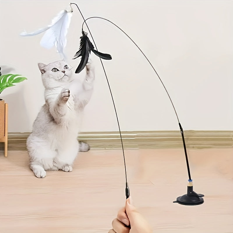 Elastic Suction Cup Cat Wand