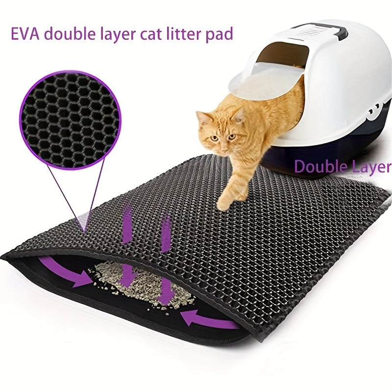 Double-Layer Cat Litter Mat