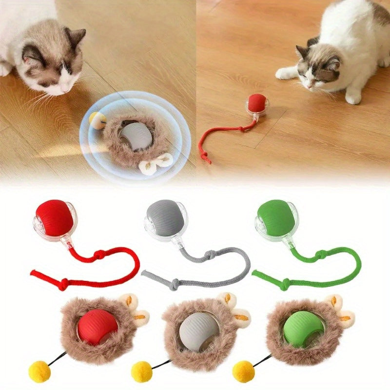 Smart Rolling Cat Mouse Toy