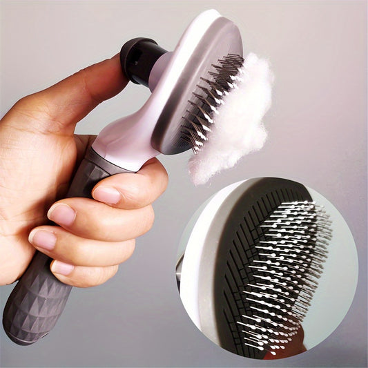 Self-Cleaning Cat Grooming Brush