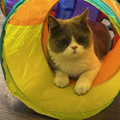 Foldable Cat Play Tunnel