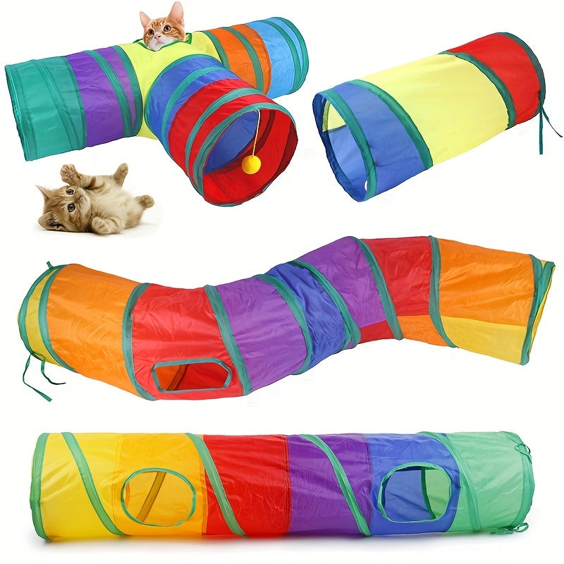 Foldable Cat Play Tunnel