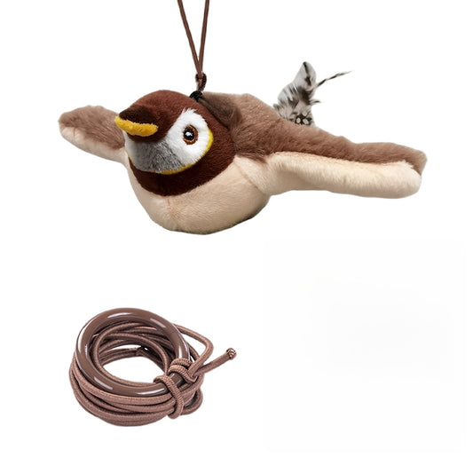 Chirping Plush Bird Toy