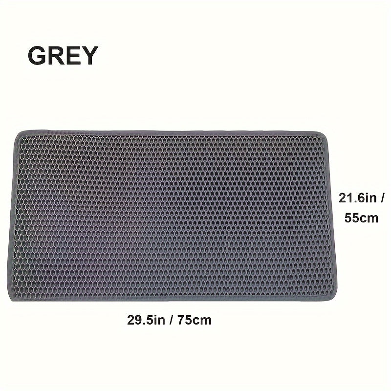 Double-Layer Cat Litter Mat