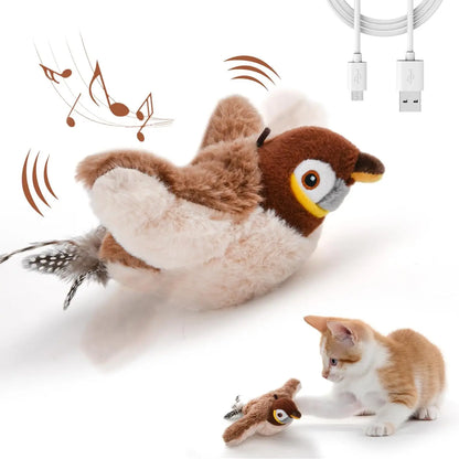 Chirping Plush Bird Toy