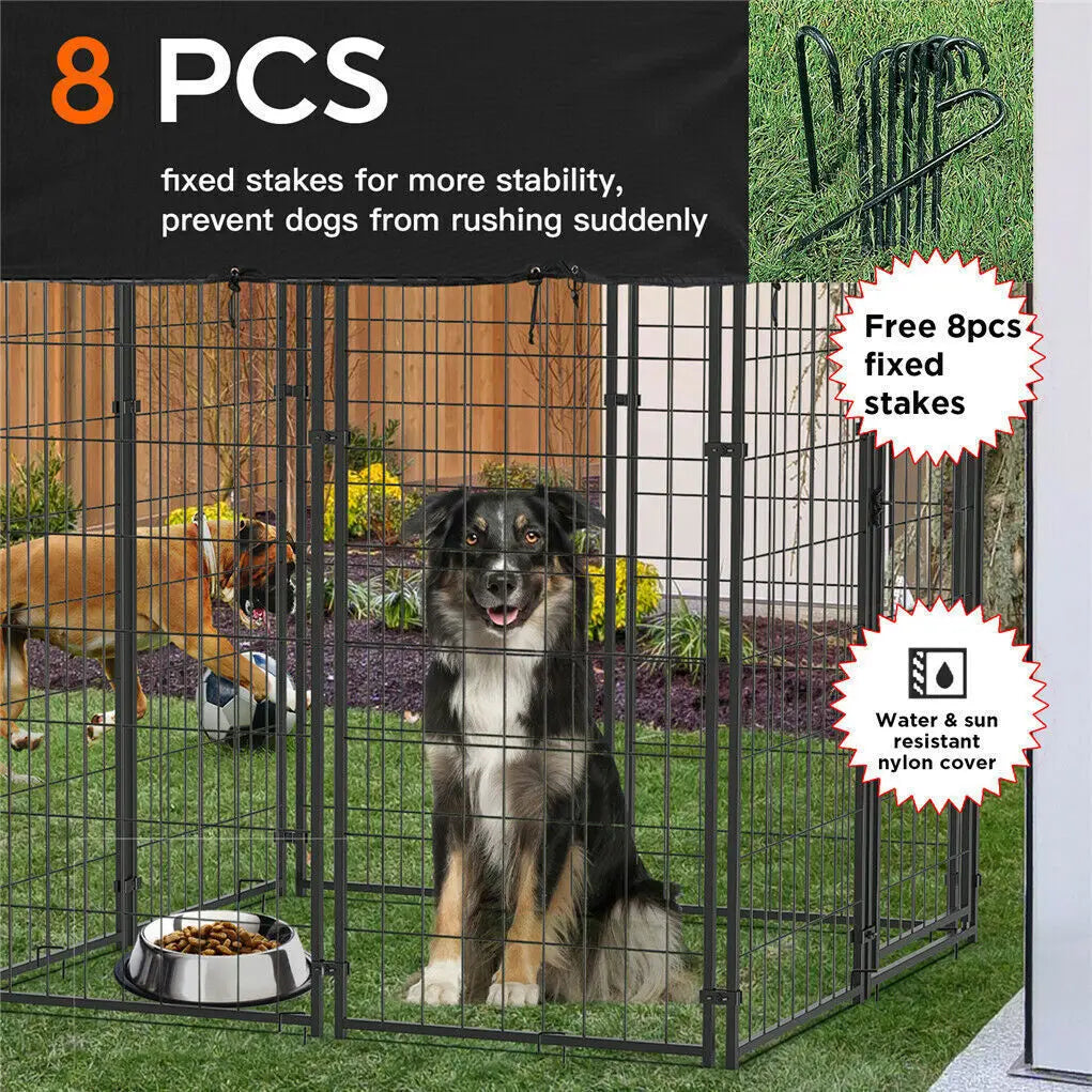 Oversized Outdoor Dog Crate