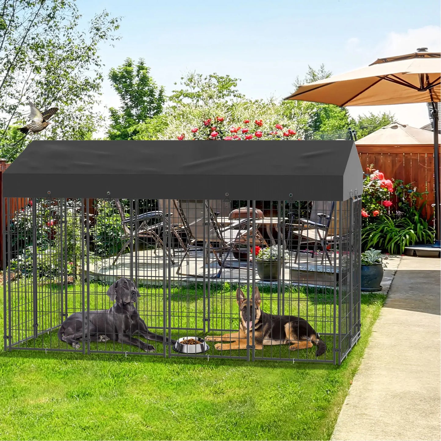 Oversized Outdoor Dog Crate