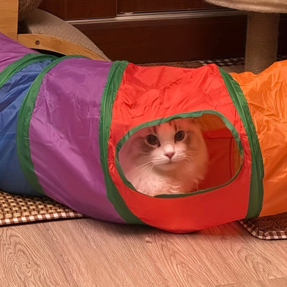 Foldable Cat Play Tunnel